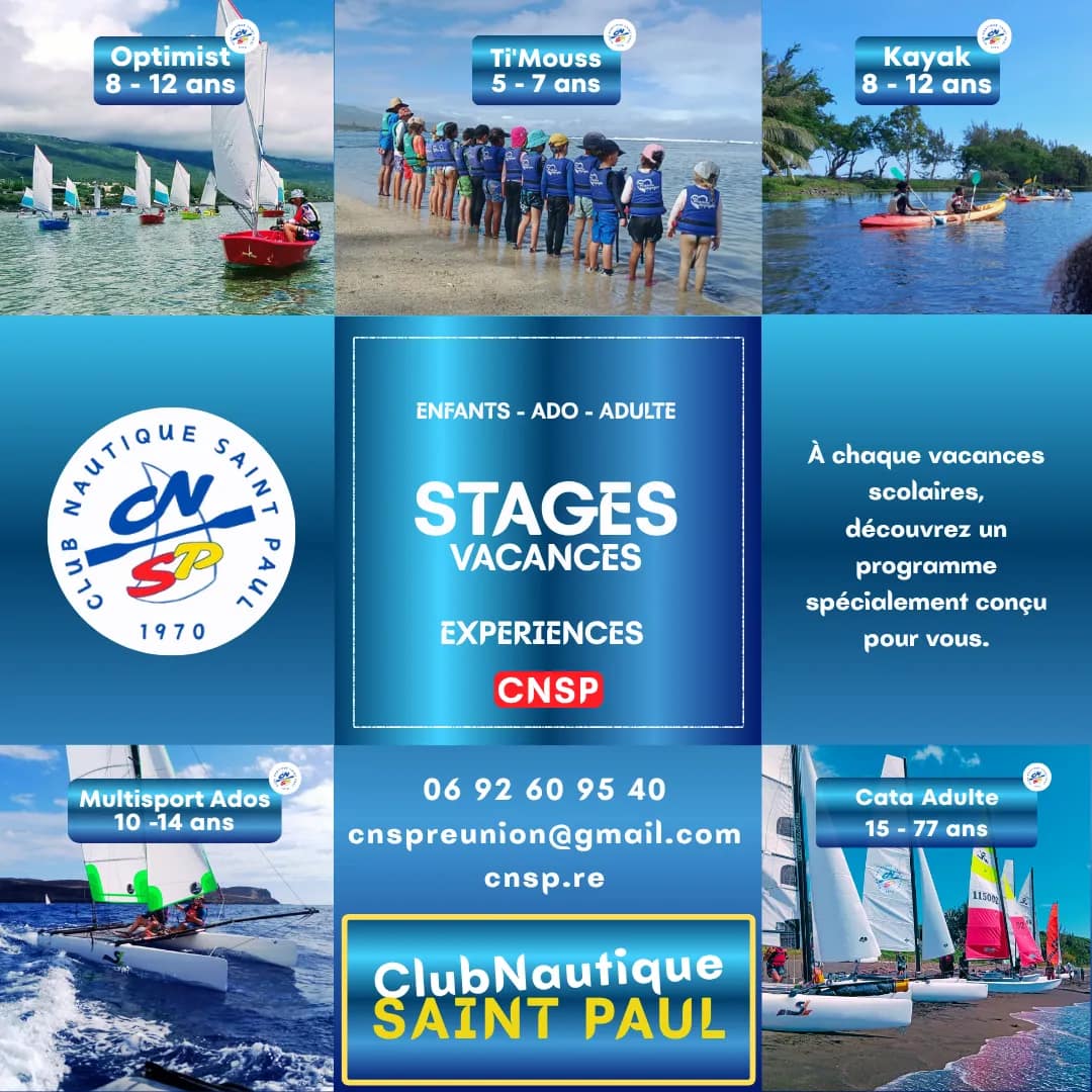Stage Vacance CNSP-Club Nautique Saint Paul